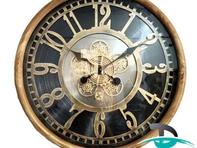שעון קיר גלגלי שיניים עיצוב מודרני1