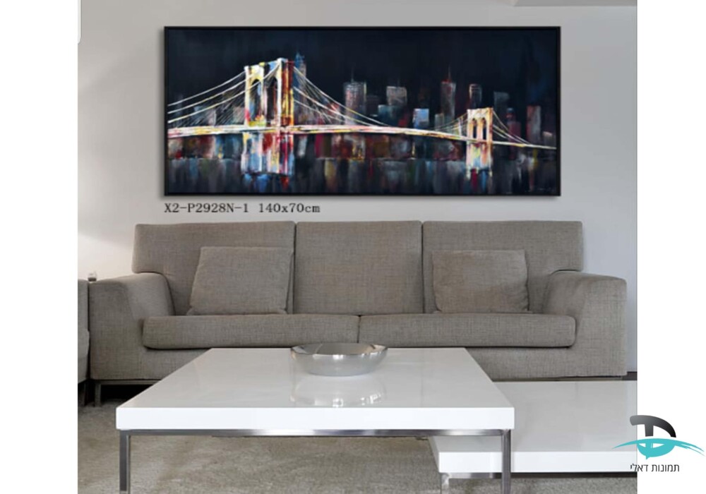 ציור שמן גשר ברוקלין
