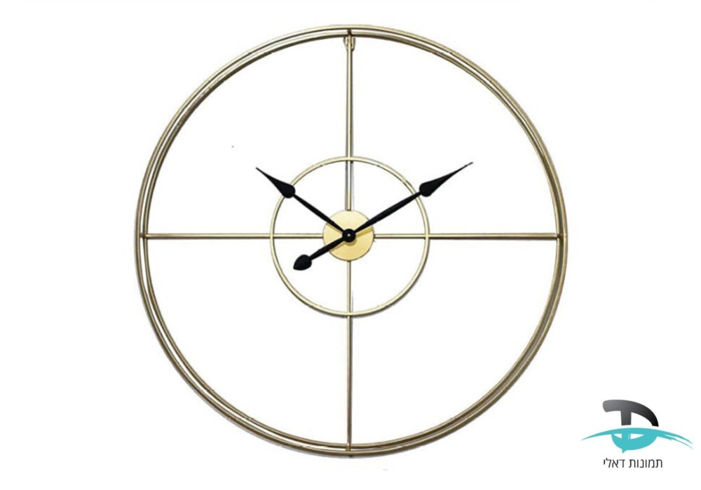 שעון מעגלים זהב דגם מודרני