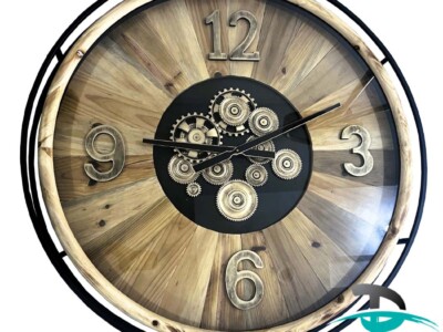 שעון קיר גלגלי שיניים דגם לונדון1