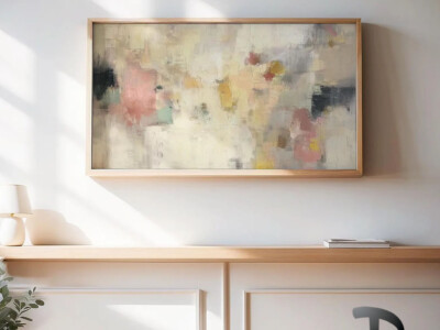 תמונה דרמטית בסגנון ציור שמן אבסטרקט לסלון ולמשרד דגם 4129